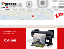 Tablet Screenshot of burotic-simo.com